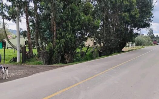 Lote industrial a borde vía pavimentada Ubate